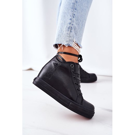 Buty sportowe damskie BIG STAR casualowe skórzane