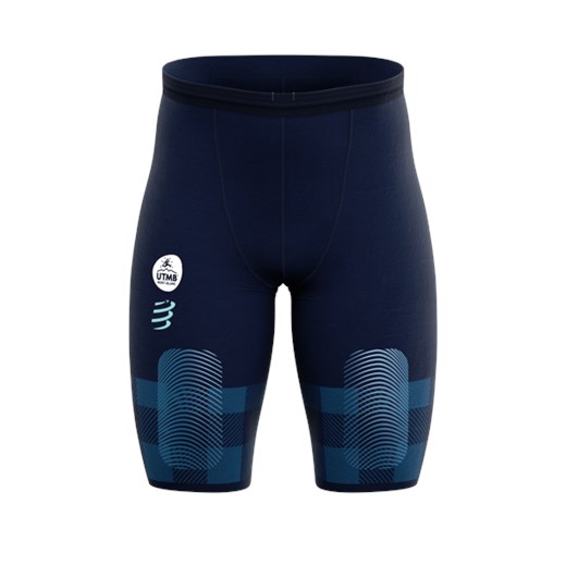 Spodenki męskie niebieskie Compressport