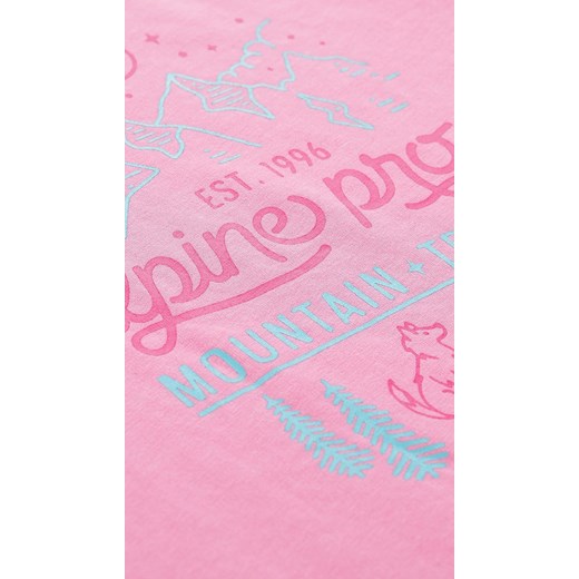 Różowy t-shirt dziecięcy 58426 Lavard 116-122 okazyjna cena Lavard