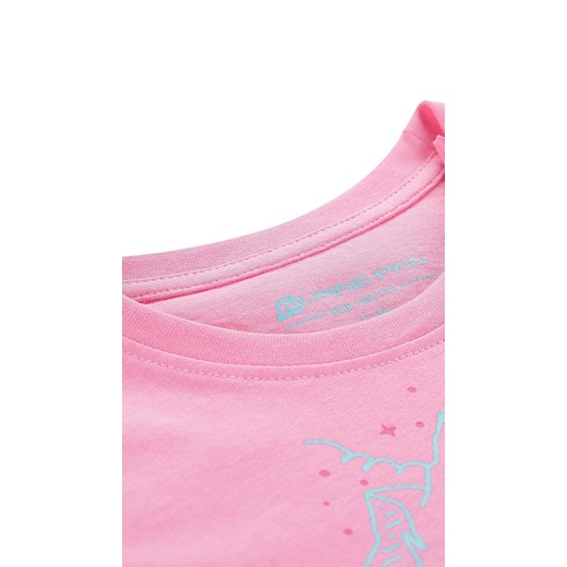 Różowy t-shirt dziecięcy 58426 Lavard 116-122 okazyjna cena Lavard