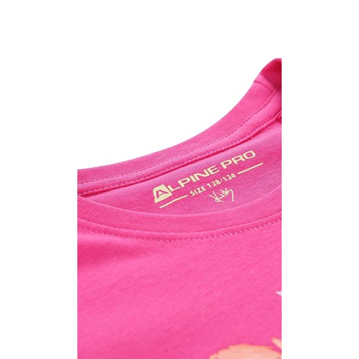 Bawełniany t-shirt dziecięcy w różowym kolorze 58457 Lavard 152-158 Lavard wyprzedaż