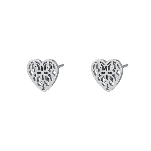 Kolczyki serce, kolor srebrny S2V71654-S Vezzi okazyjna cena Vezzi