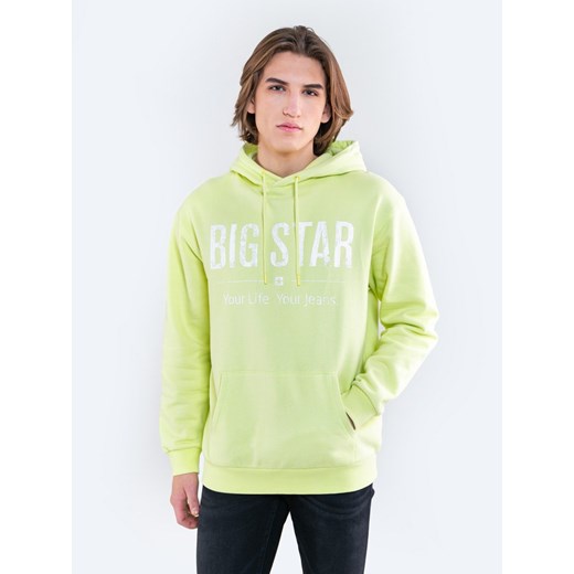 SPORTOWA BLUZA MĘSKA Z KAPTUREM W JASKRAWYM KOLORZE TOMMY 201 S okazyjna cena Big Star