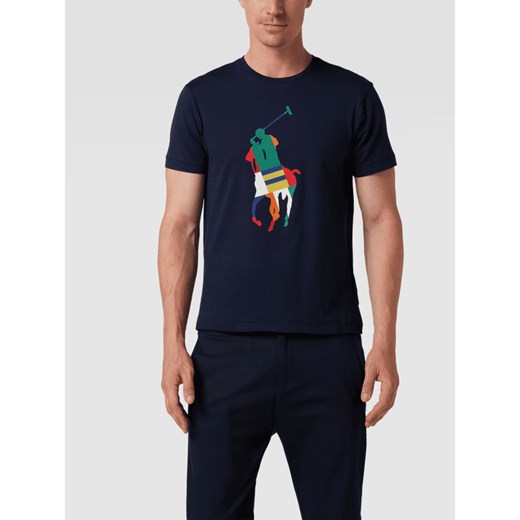 T-shirt o kroju custom slim fit z bawełny z nadrukiem z logo Polo Ralph Lauren L Peek&Cloppenburg 