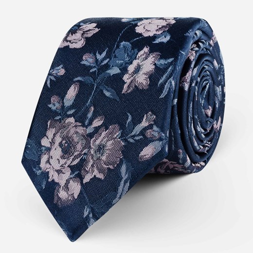 Krawat Violet Roses uniwersalny DASTAN