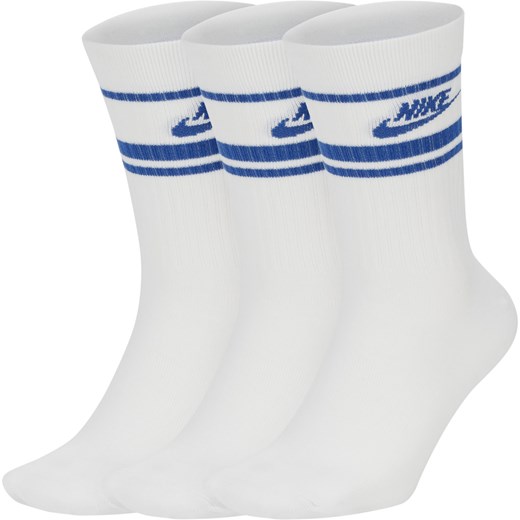 Nike Sportswear Essential Crew Socks (3 Pairs) biały L Nike S forpro.pl