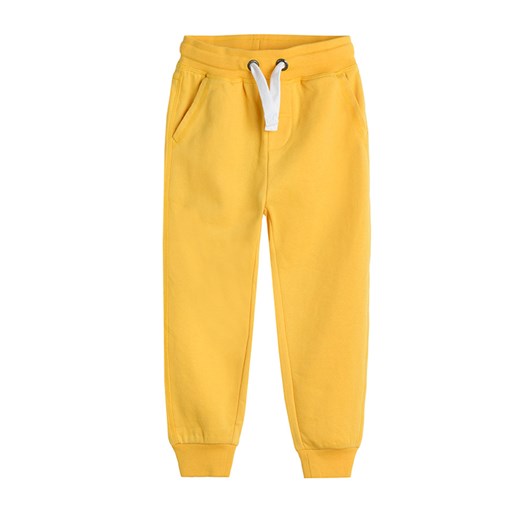 Cool Club, Spodnie dresowe chłopięce, żółte Cool Club 128 smyk