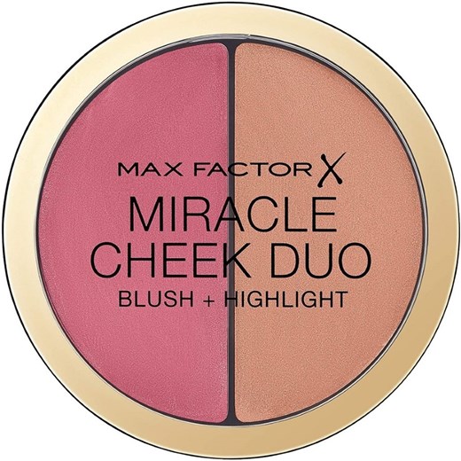 Max Factor, Miracle Cheek Duo, Blush & Highlight, róż i rozświetlacz do twarzy, 30 Dusty Pink & Copper, 11g Max Factor wyprzedaż smyk