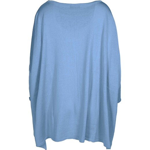 Sweter w kolorze błękitnym Zwillingsherz onesize okazyjna cena Limango Polska