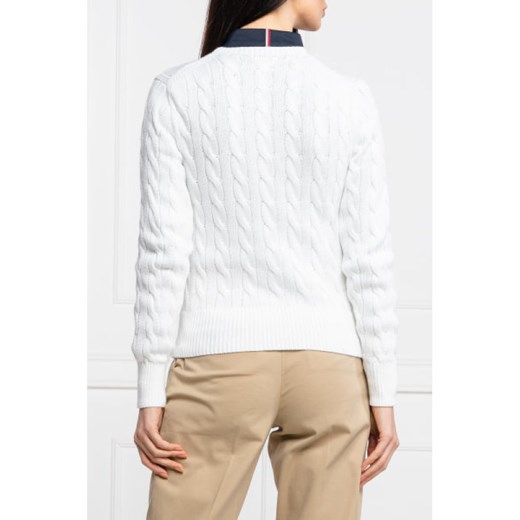 Sweter damski Polo Ralph Lauren biały casual 