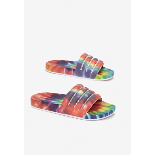 Tie Dye Niebieskie Klapki Heligenia Renee 38 wyprzedaż renee.pl