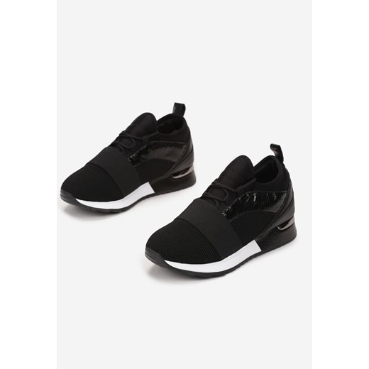 Czarne Sneakersy Strag Renee 37 okazyjna cena renee.pl