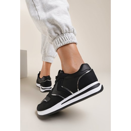 Czarne Sneakersy Palletea Renee 37 renee.pl