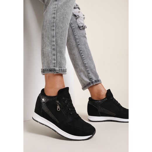 Czarne Sneakersy I Surrender Renee 40 renee.pl