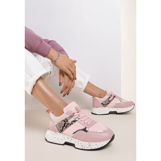 Różowe Sneakersy Clymisa Renee 38 renee.pl okazyjna cena