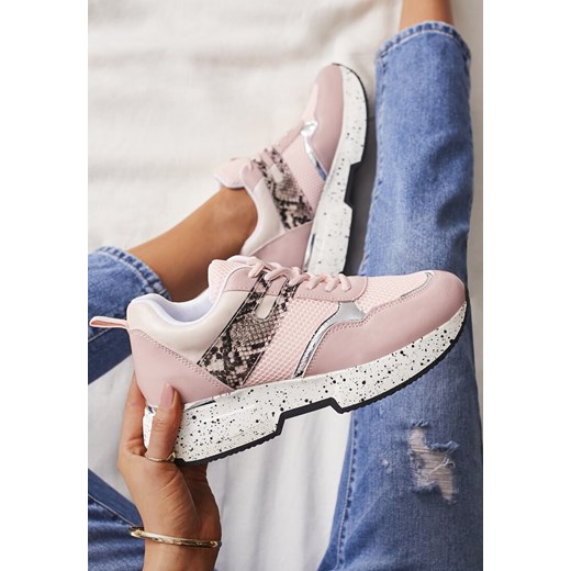 Różowe Sneakersy Clymisa Renee 40 renee.pl promocja