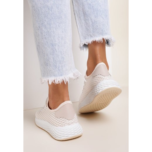 Beżowe Buty Sportowe Encourage Renee 38 wyprzedaż renee.pl