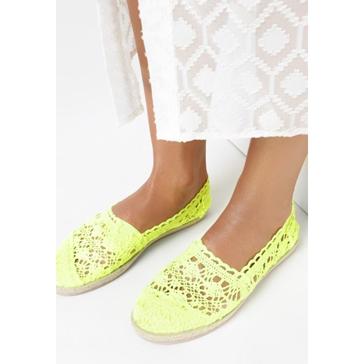 Zielone Espadryle Satisfyingly 39 okazja born2be.pl