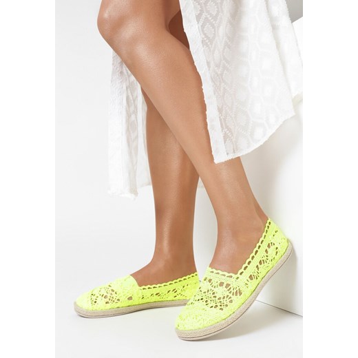 Zielone Espadryle Satisfyingly 36 promocja born2be.pl