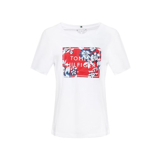 T-shirt w kolorze białym Tommy Hilfiger L okazja Limango Polska