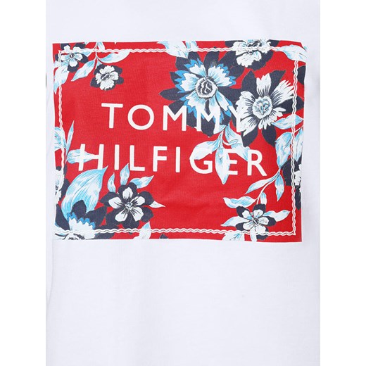 T-shirt w kolorze białym Tommy Hilfiger L okazja Limango Polska