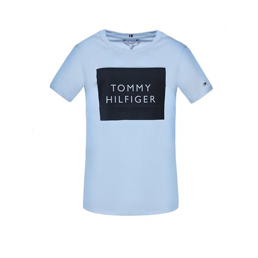 T-shirt w kolorze błękitnym Tommy Hilfiger M wyprzedaż Limango Polska