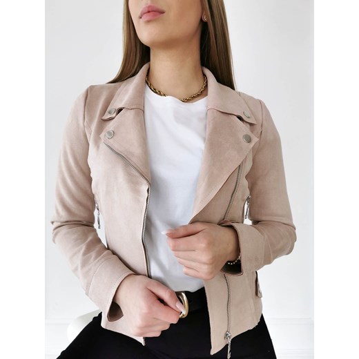 Kurtka damska Perfe bez kaptura z elastanu 