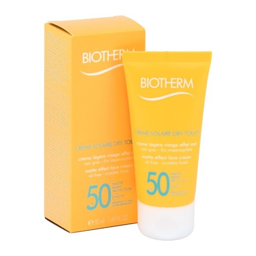 Biotherm, Creme Solaire SPF50 Dry Touch Uva/Uvb Matte Effect Face Cream, krem do opalania z filtrem, 50 ml Biotherm smyk