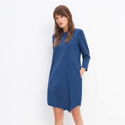 Mohito - Asymetryczna sukienka - Niebieski Mohito L promocja Mohito