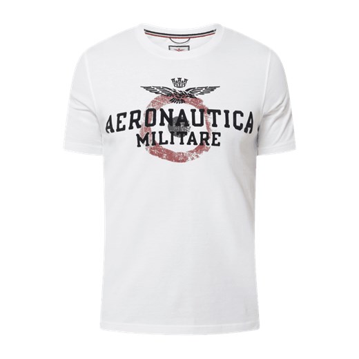 T-shirt z nadrukiem Aeronautica Militare XXL Peek&Cloppenburg 