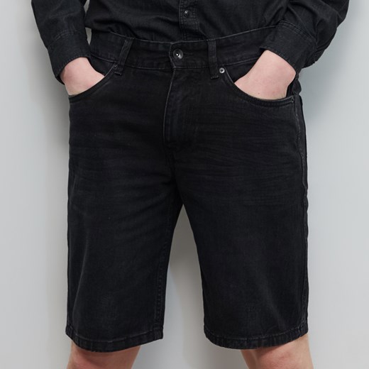 Reserved - Jeansowe szorty - Czarny Reserved 30 Reserved okazyjna cena