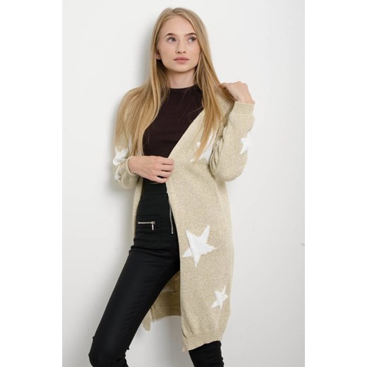 Sweter damski Olika casual z dekoltem w serek 