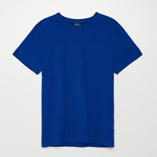 Cropp - Koszulka basic - Niebieski Cropp XS promocja Cropp