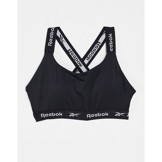 Reebok – Dollie – Czarny krótki top-Black Reebok L Asos Poland wyprzedaż