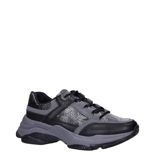 Czarne buty sportowe sneakersy sznurowane Casu DS13002 Casu 37 okazja Casu.pl outlet