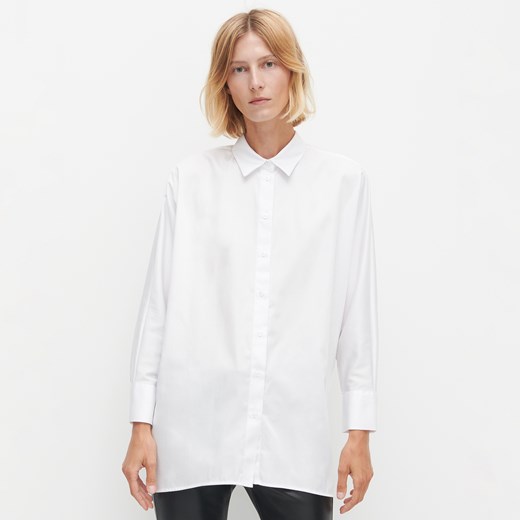 Reserved - Biała koszula oversize - Biały Reserved M okazja Reserved