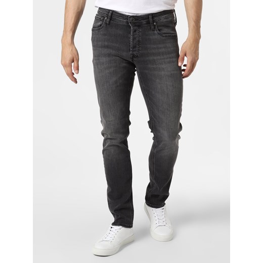 Jack & Jones Jeansy Mężczyźni Bawełna antracytowy jednolity ze sklepu vangraaf w kategorii Jeansy męskie - zdjęcie 119054935
