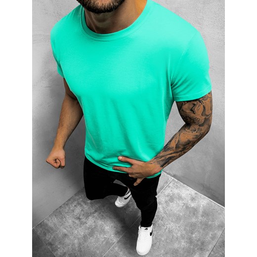 T-shirt męski zielony 