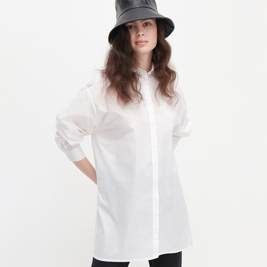 Reserved - Długa koszula oversize - Biały Reserved 44 promocja Reserved