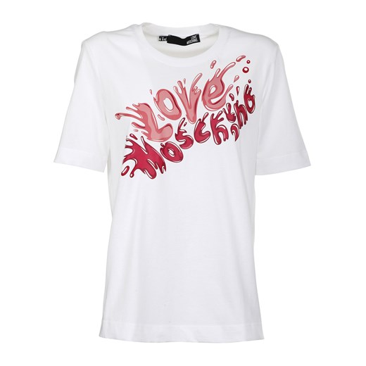 Koszulka z krótkim rękawem W4F152ZM3876 Love Moschino 40 IT wyprzedaż showroom.pl