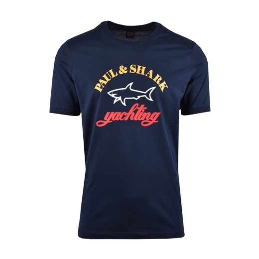 T-shirt z nadrukowanym logo Paul & Shark 3XL showroom.pl