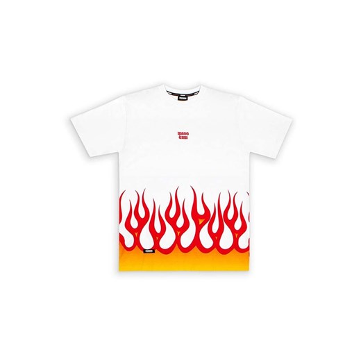 Koszulka Mass Denim Fire T-shirt biała Mass Denim M promocyjna cena shop.massdnm.com