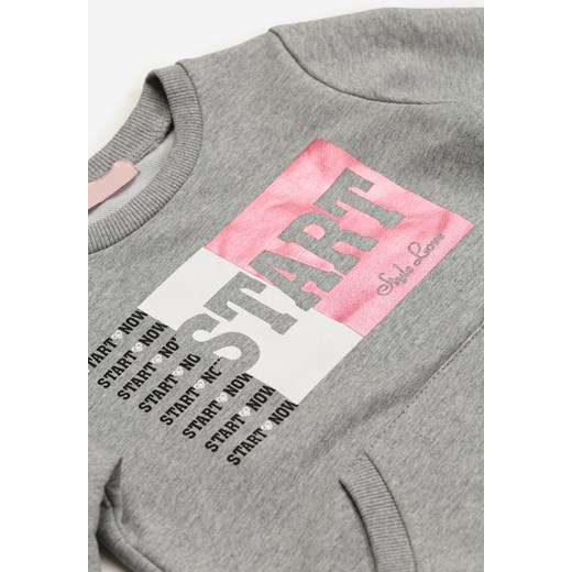 Born2be bluza dziewczęca szara