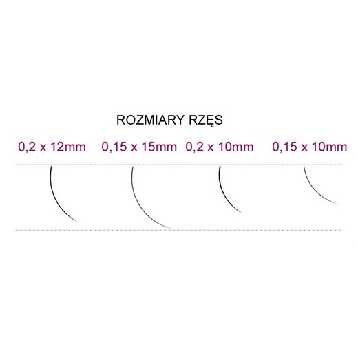 SYIS - RZĘSY J 0,20x 12mm 0,25g CRAVVI