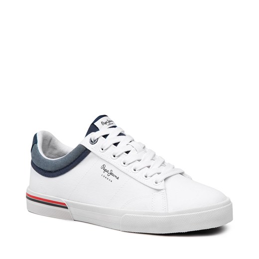 Sneakersy PEPE JEANS - North Court PMS30530  White 800 Pepe Jeans 41 eobuwie.pl promocja