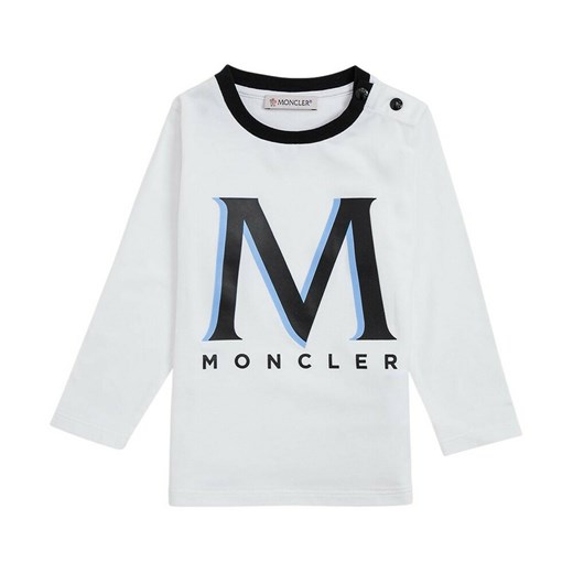 Long-Sleeved T-Shirt with Logo Moncler 18-24m showroom.pl