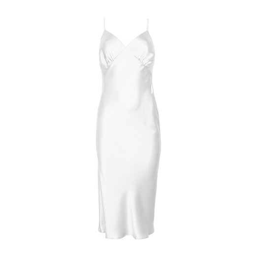 Jedwabna sukienka Victoria – ecru - S M SOFLUFFY