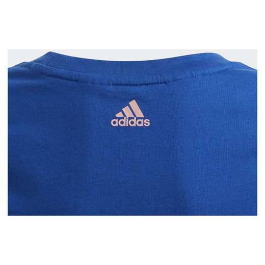Koszulka dla dzieci adidas Linear Colorblock Tee GD6211 152 okazja INTERSPORT