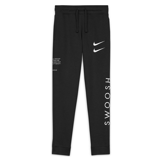 Spodnie dla dzieci Nike Sportswear Swoosh CU9195 Nike S okazja INTERSPORT