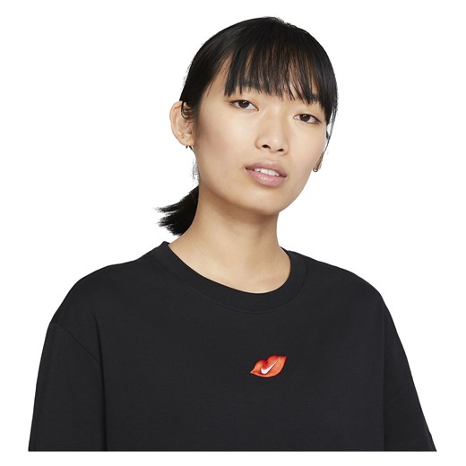 Bluzka damska Nike z okrągłym dekoltem z krótkimi rękawami sportowa 